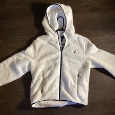 POLO RALPH LAUREN Teen Boys White Fleece Jacket