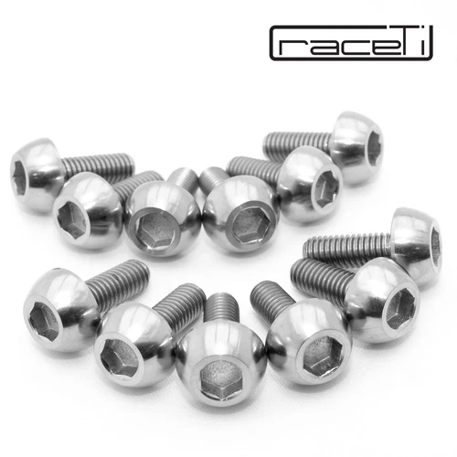 Honda Titanium Ti Disc Rotor Bolt m6 x 17 CBF CBR VFR VTR Fireblade RVF 12 PACK