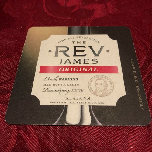 BREWERIANA - S.A BRAIN & CO LTD - BRAINS THE REV JAMES - ORIGINAL ...