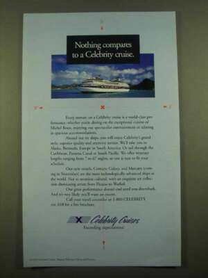 1997 Celebrity Cruises Ad - Nothing Compares To | eBay