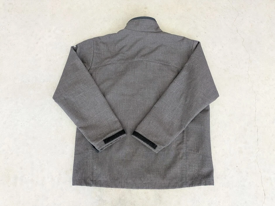 Columbia Jacket grey zip Ascender softshell Jacket fleece lined Large - Image 2 of 4