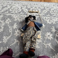 Clown Marionette Puppet Vintage