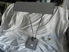 Ancienne lampe vintage JUMO Eileen Gray en métal chromé 1950 / old lamp