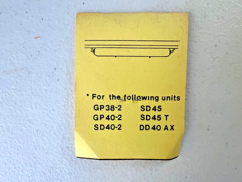 Trackside Parts #45 HO Metal Air Reservoir Tank for GP/SD & DD 40 (2) - NOS - Picture 3 of 3