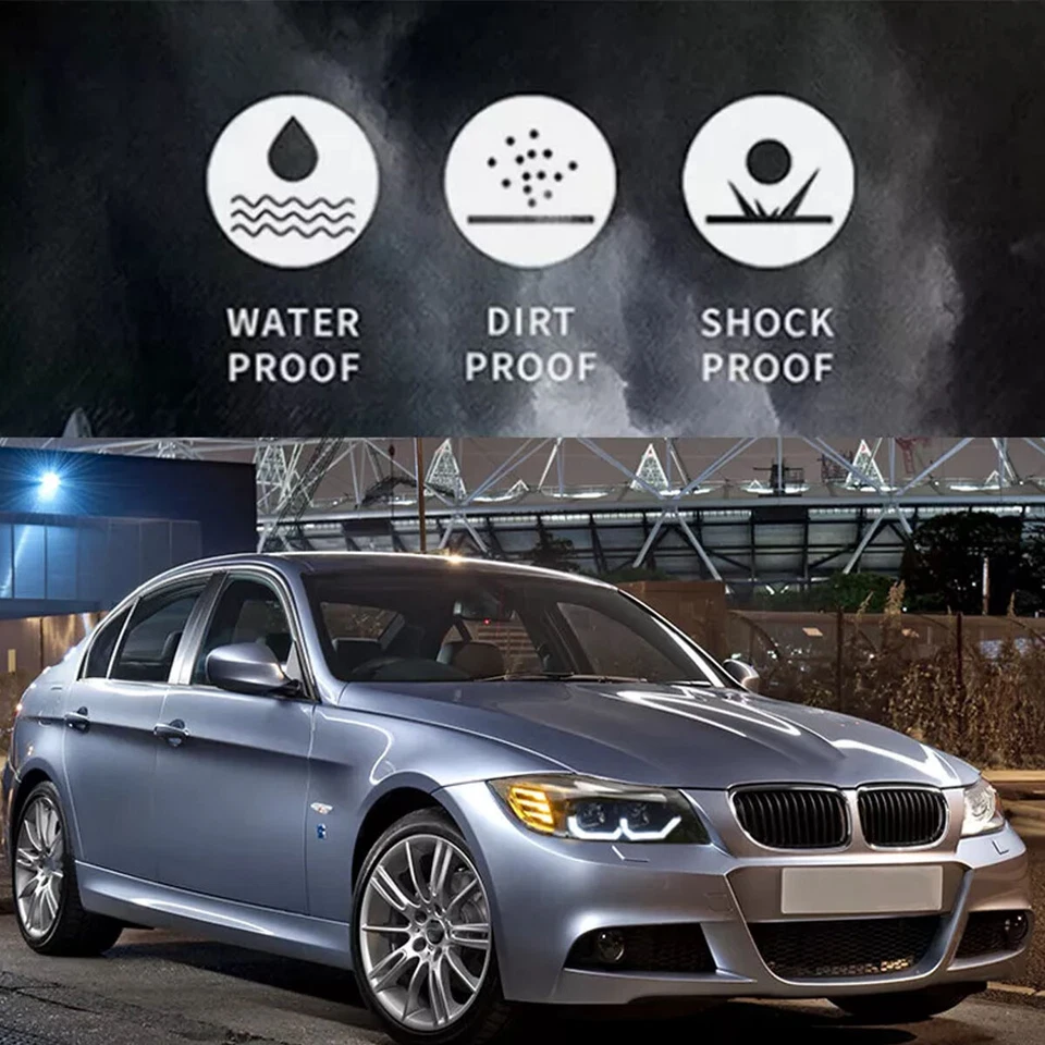 Pair For BMW 3 Series E90 E91 328i 2008-2012 Front Headlight Headlamp Assembly Foto 4 de 4