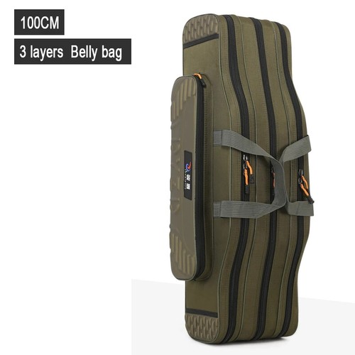 Fishing Rod Carrier Lightweight Fish Pole Lure Reel Tools Box Waterproof Storage - Picture 17 of 48