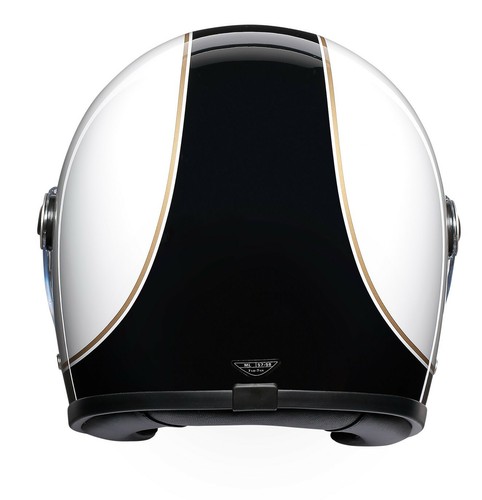 Casco Integral Vintage AGV X3000 Super AGV Blanco Negro Oro Talla MS - Imagen 3 de 3