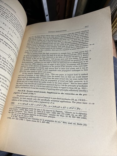 Eulers Treatise Fluid Mechanics Aerial Sound Rational Mechanics 1950 Truesdell - Picture 8 of 12