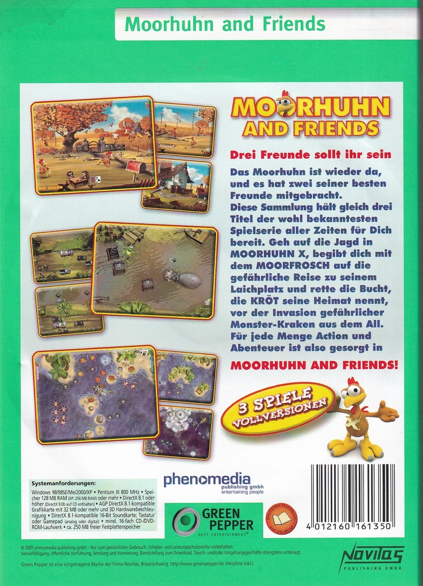 Moorhuhn & Friends (Green Pepper) [Video Game] | EBay