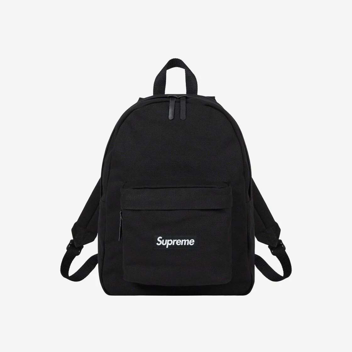 Sac à dos Supreme en toile noir  