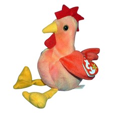 TY Beanie Baby - DOODLE The Rooster 4th Generation 6 Inch Plush Toy