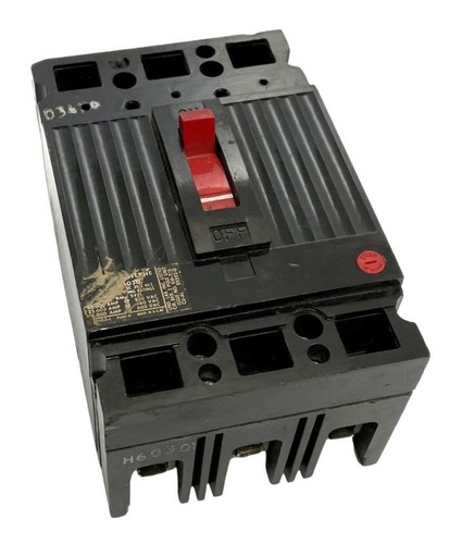 General Electric THED136030 3-Pole Circuit Breaker 30A 600VAC 3PH Bolt-On - 第 1/2 張圖片
