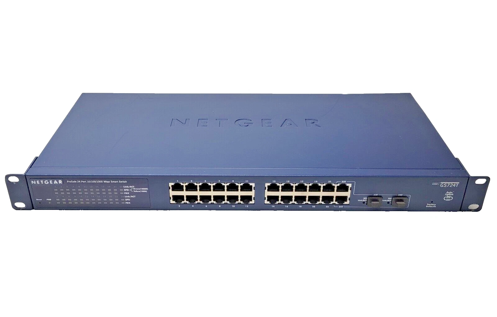 NETGEAR 24-Port Gigabit Ethernet Smart Switch (GS724T) - Thumbnail 4