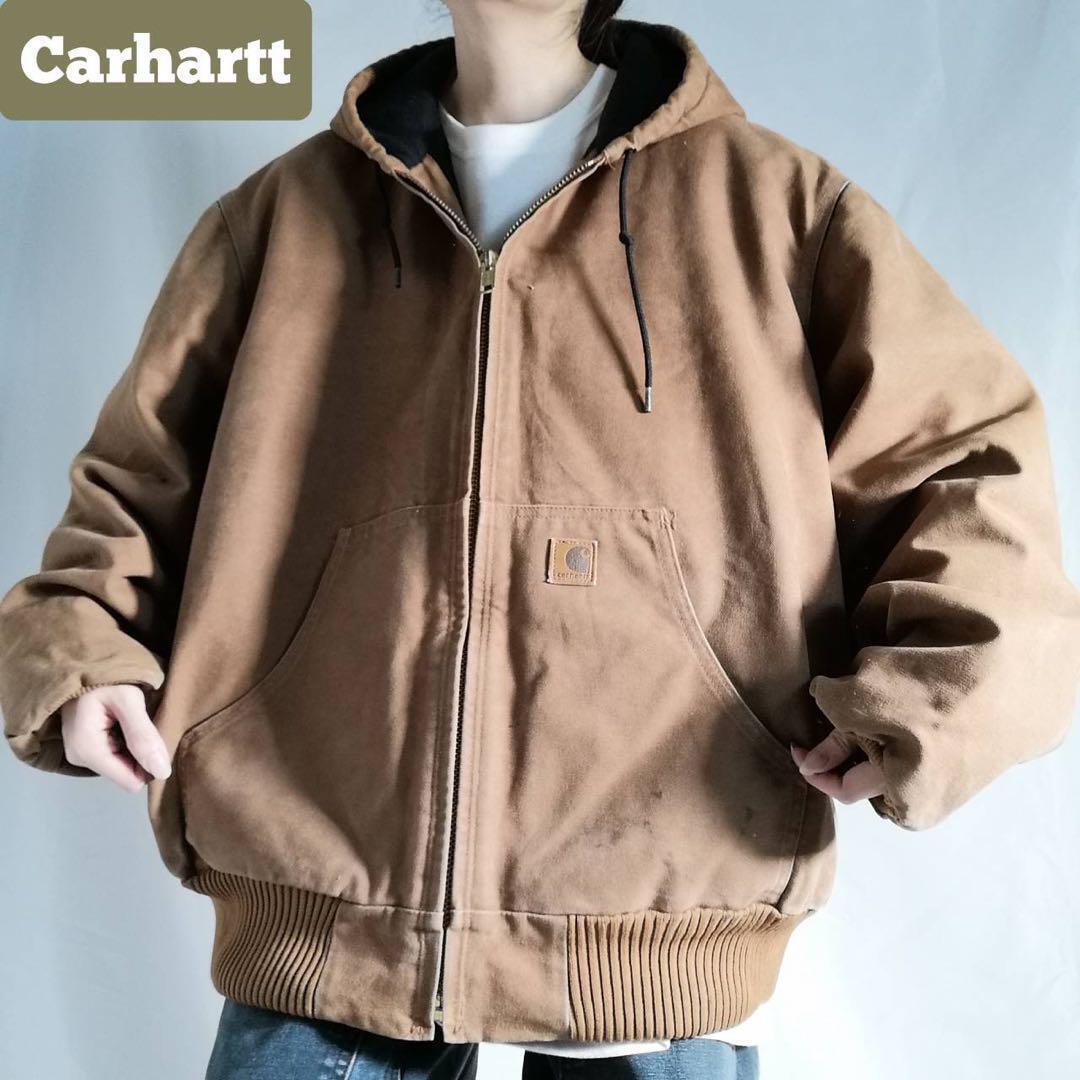Carhartt J130 Active Parka Brown Duck Jacket XL Heavyweight Carhartt J130 Active Parka Brown Duck Jacket XL Heavyweight