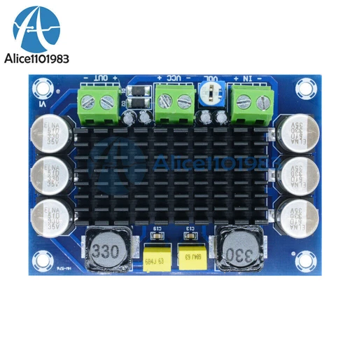 DC 12V 24V 100W TPA3116 D2 DA Mono Channel Digital Power Audio Amplifier Board #