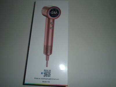 High Speed 1500 W Hair Dryer Rose Gold #F02 New In Box