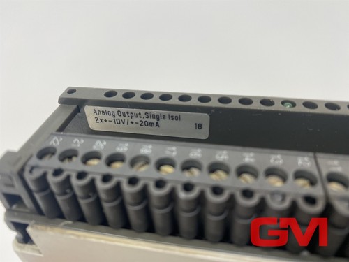 AEG Output Module Modicon Dau 202/As-bdau-202 Output 042244666 Corner Broken - Picture 4 of 6
