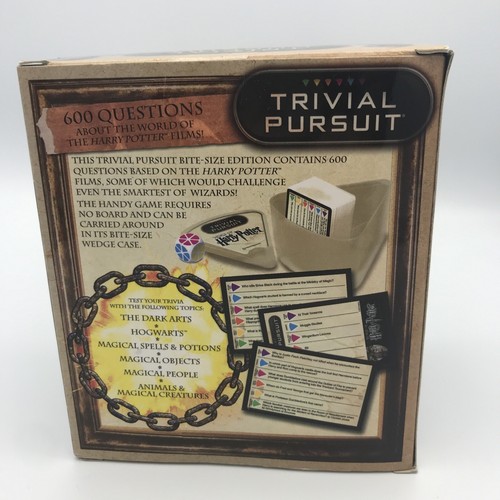 NEW IN BOX World of Harry Potter Trivial Pursuit by Hasbro USAPoly - Picture 3 of 6