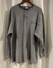 Columbia Sportswear Mens Cable Knit Crew Neck Sweater Gray Size XL