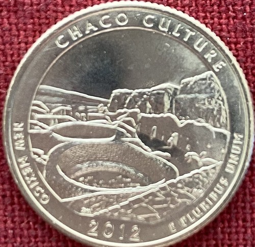 2012 BU Nuevo México Chaco Culture S Parques Nacionales Cuarto - de rollos de banco - Imagen 3 de 7
