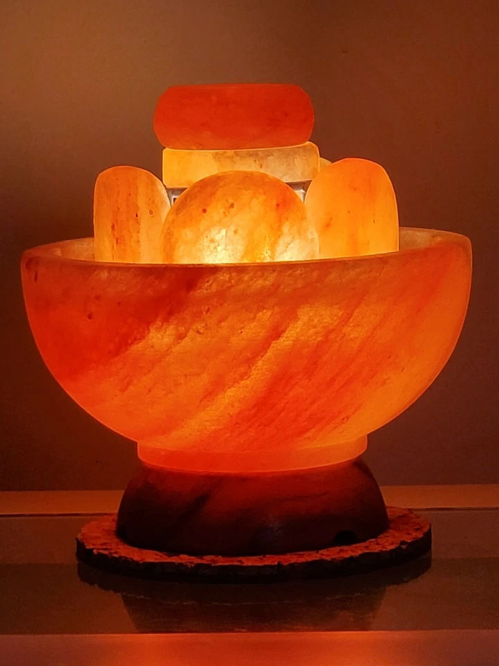 PIEDRAS DE SAL DE MASAJE DEL HIMALAYA + TAZÓN DE SAL para el terapeuta de masaje profesional Foto 2 de 4