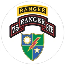 75th Ranger Special Troops Battalion (STB) Bumper Sticker Military Decal 5"