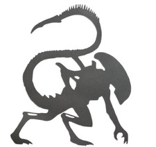 New Alien Xenomorph Decal Sticker Silver Permanent Vinyl Handmade Windows Car 4
