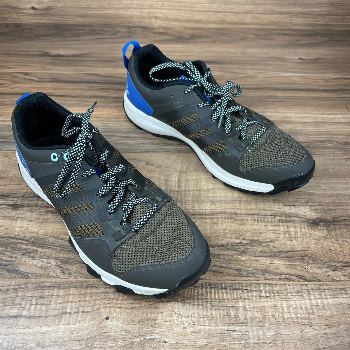 Adidas PGS 789005 Men s Gray Lace Up Low Top Running Sneaker Shoes Size US 11