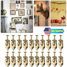 50/100PCS Self Drilling Drywall Anchors Screws Hollow Wall Anchor Expansion Kit