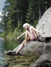 8x10 Print Jean Harlow Beautiful Colorized Revealing Portrait #JHET