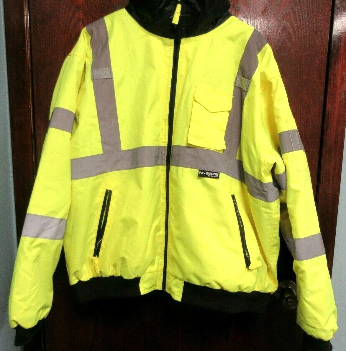 Majestic High Visibility Reflective PPE Work Jacket - Class 3 Lv 2 XXL  #75-1301