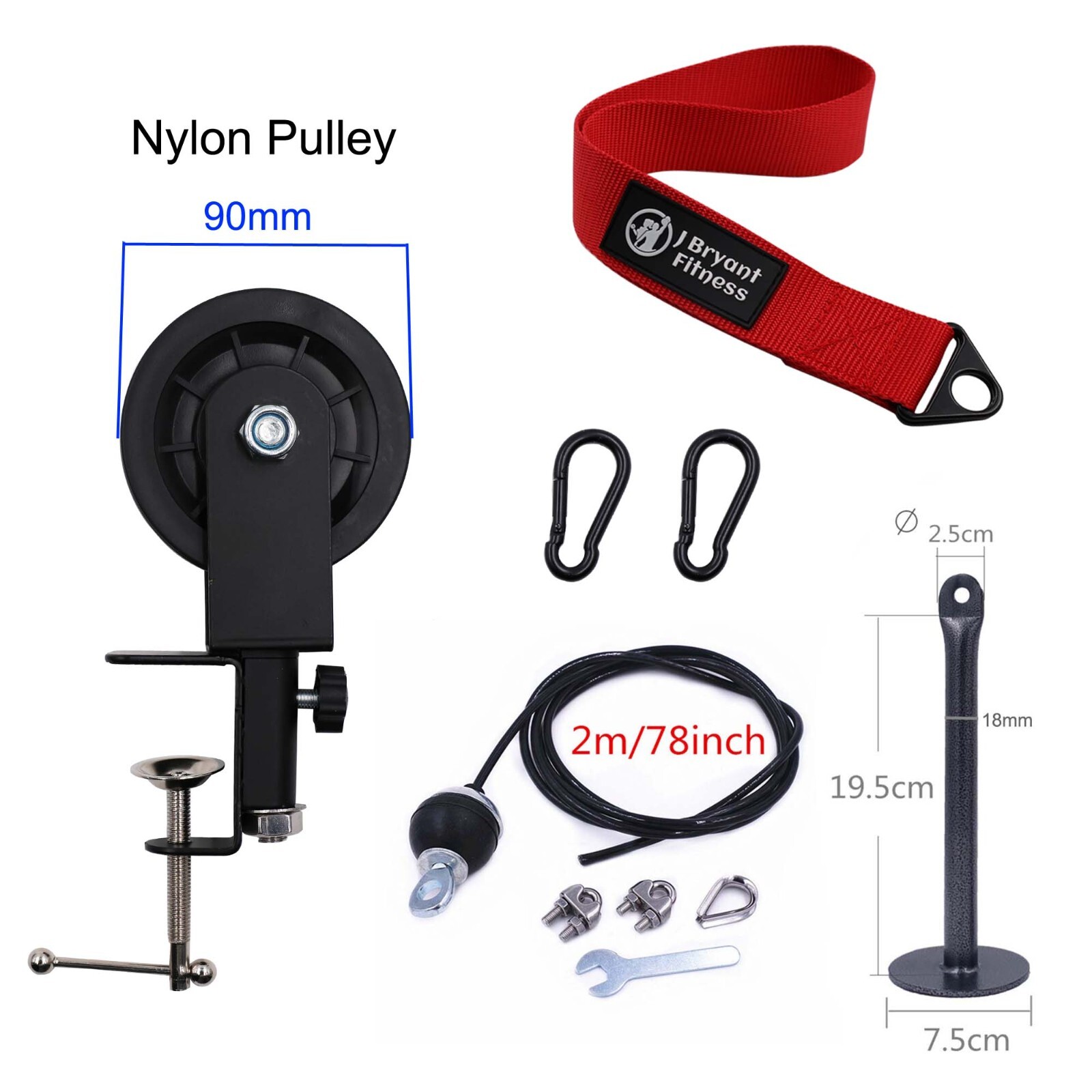 Arm Wrestling Training Table Pulley System Adjustable Gym Cable Forearm Exercise eBay