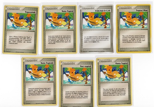 Pokemon COMPLETE SET of Tropical Wind #026 World Championships 2004 Promos NM!!