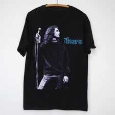 vtg Jim Morrison The Doors Men T-shirt Black Unisex All Sizes XX234