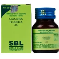 SBL Homeopathic Calcarea Fluorica Trituration Tablets 3X, 6X, 12X, 30X & 200X