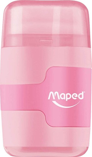 Maped Pastel Crayon Aiguiseur Et Effaceur Brancher Duo Assortiment de Couleurs - Imagen 3 de 7