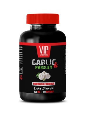 cardiovascular support - ODORLESS GARLIC & PARSLEY 600mg - garlic detox 1B