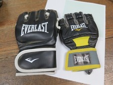 Everlast Adults Gloves Black Cardio Kickboxing Fitness XL L M 2 DIFFERENT