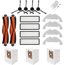 19Pcs Accessories for Dreame Bot Z10 Pro L10 Plus Vacuum Cleaner, 2 Main Brus...
