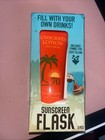 Smuggle Your Booze Sunscreen Flask SPF 30 - Hidden Flask With Funnel 135ml