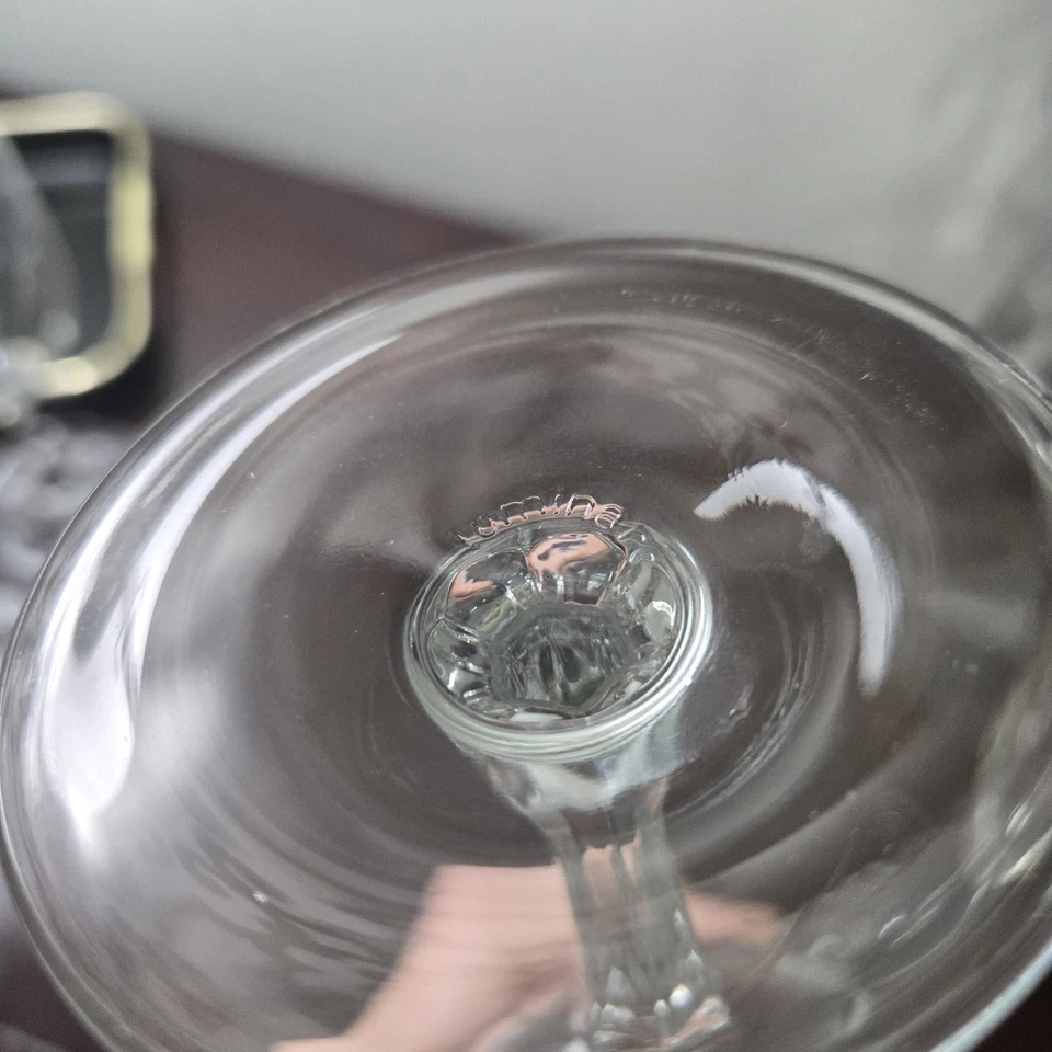 ВИНТАЖНЫЕ прозрачные аркадные бенгальские винные кубки LUMINARC — НАБОР из 4–8 дюймов ВЫСОТОЙ - Изображение 4 из 4