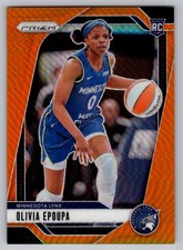 2024 Panini Prizm WNBA #95 Olivia Epoupa Orange Prizms #/99