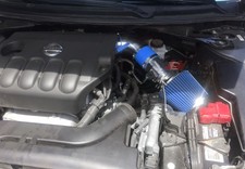 Blue 2pc Air Intake Kit Filter Set For 2007-2012 Nissan Altima 2.5l L4