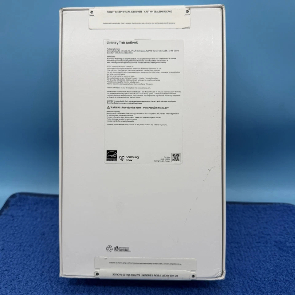 Samsung Galaxy Tab Active5 Wi-Fi 8” 128GB Android Tablet Rugged - Black Green - Image 2 of 4