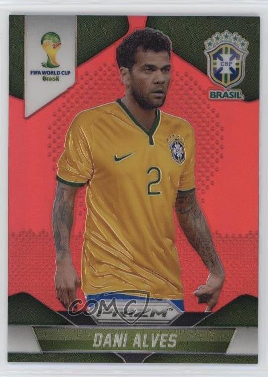 2014 Panini Prizm World Cup Red Prizm 117/149 Daniel Alves Dani Alves #105 07vd