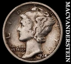 1934 Mercury Dime- Scarce Better Date #i3259