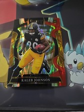 2025 panini select football RC Yellow And Red Prizm #52 Kaleb Johnson