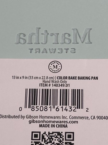 NEW Martha Stewart Color Bake Nonstick Steel Metal Baking Pans Teal Color - C1 - Picture 11 of 11