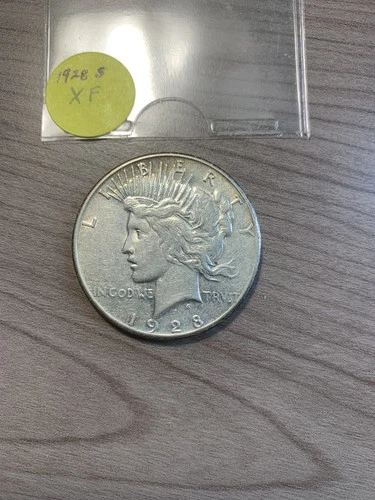 1928-S Peace Dollar in XF Condition