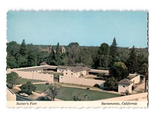 Sutter's Fort, Sacramento, California, Postcard
